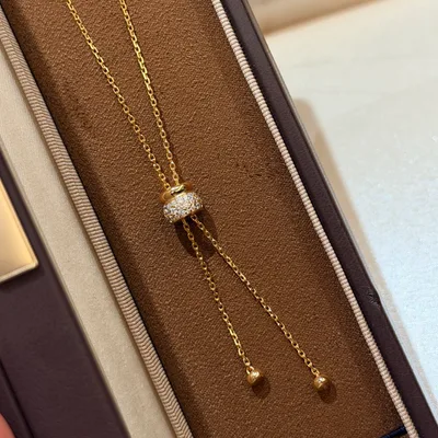 Pomellato Style Perfume Bottle Tassel Necklace