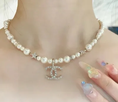 Chanel 100th Anniversary Pearl Necklace Choker