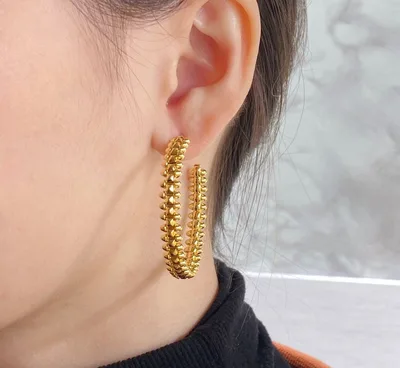 Cartier Large Bullet Earrings with UFO Ear Plugs