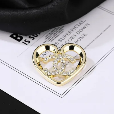 CHANEL New Heart Double C Brooch - LM-ACC-0771 - Accessory Item - Wren-Luxe