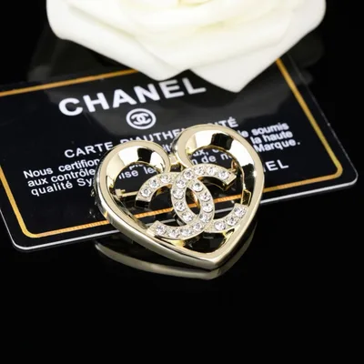 CHANEL New Heart Double C Brooch - LM-ACC-0771 - Accessory Item - Wren-Luxe