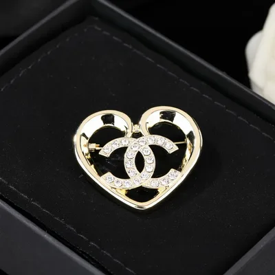 CHANEL New Heart Double C Brooch - LM-ACC-0771 - Accessory Item - Wren-Luxe
