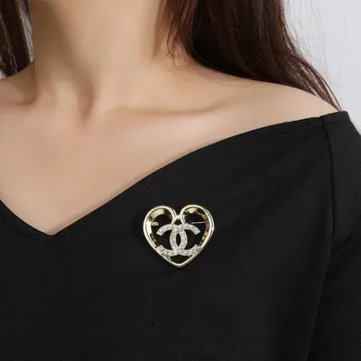 CHANEL New Heart Double C Brooch - LM-ACC-0771 - Accessory Item - Wren-Luxe