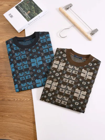 Louis Vuitton LV Micro-Wide Fit Round Neck Short Sleeve T-Shirt