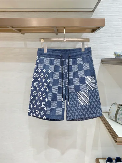 LV Three Labels Complete 2026 Summer New Men's Casual Shorts