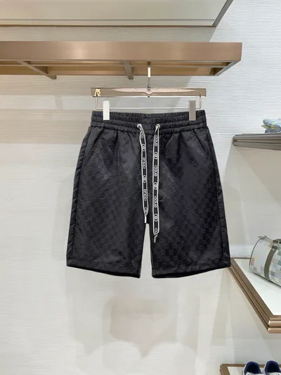 Gucci Three Tags Complete 2026 Summer New Men's Casual Shorts