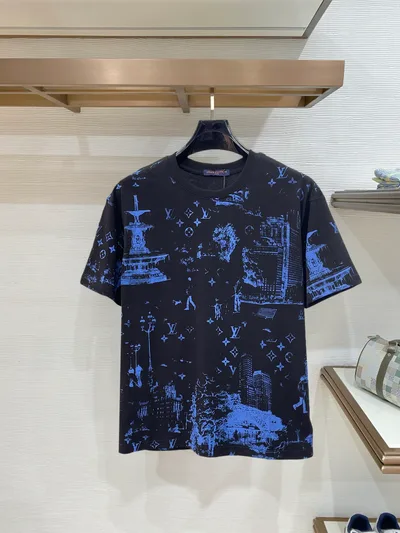 LV 2026 Spring/Summer Short Sleeve Crew Neck T-Shirt