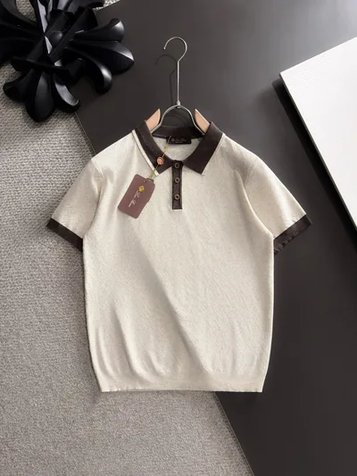 LP Loro Piana 26SS Men's Short Sleeve T-Shirt