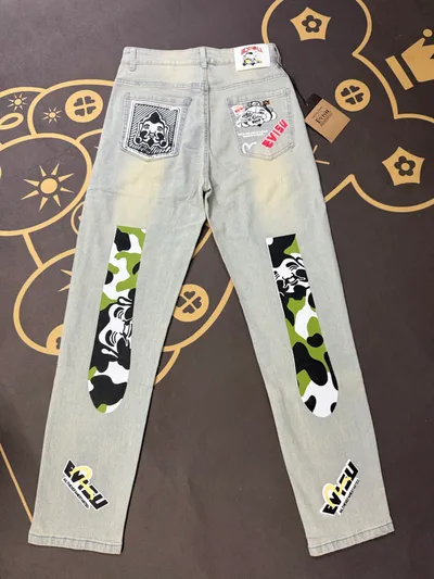EVISU Fushin Patch Watermark Heavy Craft Jeans