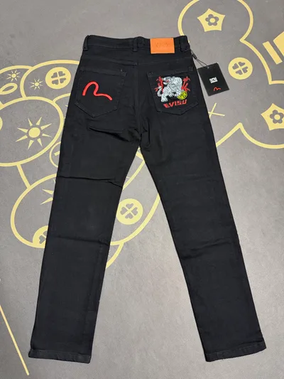EV New Bamboo Tiger American Streetwear Jeans
