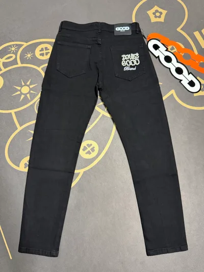GOODBRAND Embroidered Jeans with 3 Tags and NFC