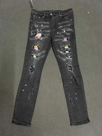 AMIRI Spring/Summer Distressed Color Splatter Jeans