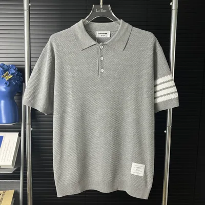 Thom Browne Knit Polo Short Sleeve