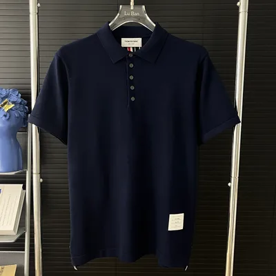Thom Browne Knit Polo Short Sleeve