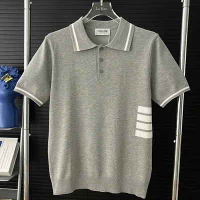 Thom Browne Knit Polo Short Sleeve