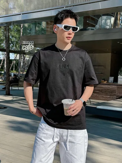 Fendi Short Sleeve Crew Neck T-Shirt – 2026 Spring/Summer Collection