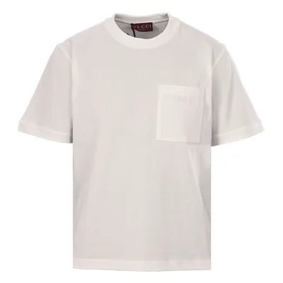 Gucci Two-Color Horsebit Embroidery Short Sleeve T-Shirt