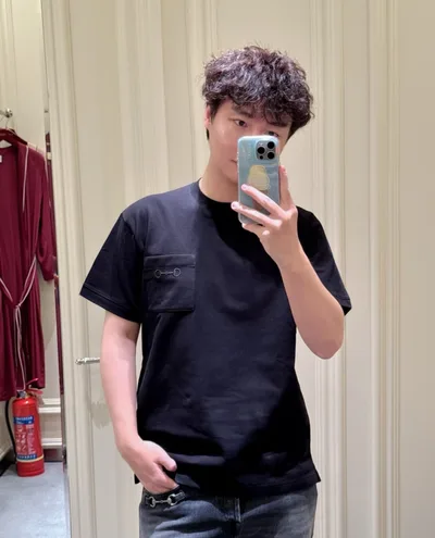 Gucci Two-Color Horsebit Embroidery Short Sleeve T-Shirt