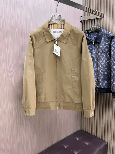 Spring Men's Jacket with Hidden Hood