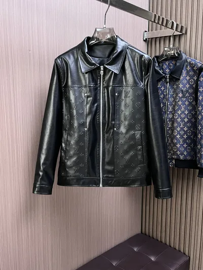 Men's Leather Jacket Coat
