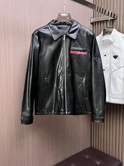 Men's Leather Jacket Coat