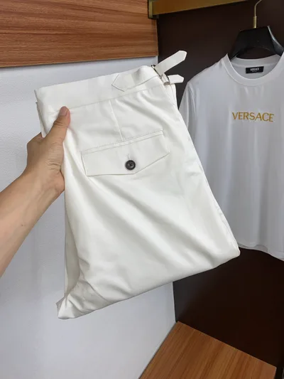 Tailored Tencel Cotton Casual Trousers