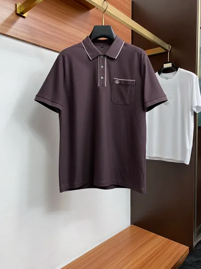 Emblem-Embroidered Italian-Style Polo Shirt
