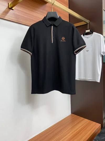 Classic Fashion Pointed Collar Short Sleeve Polo Shirt