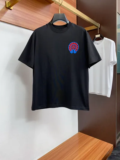 SS Spring/Summer New Arrival Cotton Slightly Loose Crew Neck Short Sleeve T-Shirt for Men