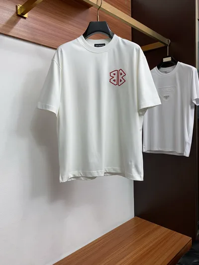 Oversized Crew Neck Men's Short Sleeve T-Shirt in Cotton