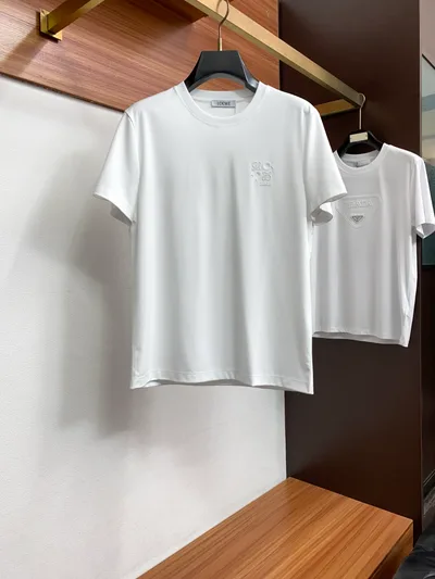 Short Sleeve Shirt in Mercerized Cotton