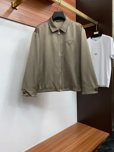 Men's Casual Tencel Notch Lapel Jacket with Knit Sleeve Panels