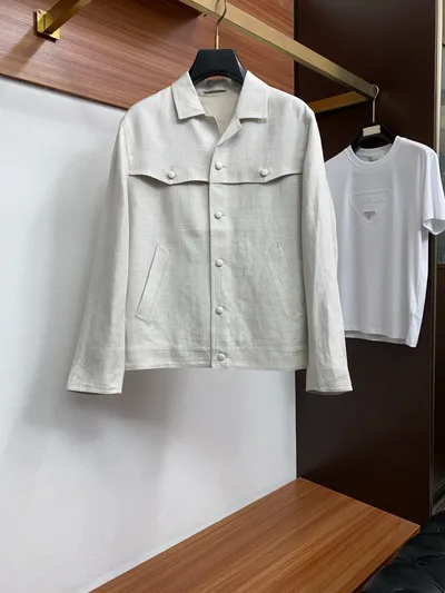 Men's Casual Linen Notch Lapel Jacket