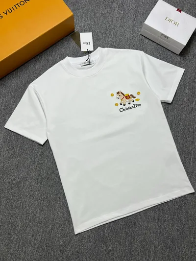 DIOR 26SS Summer New Round Neck Short Sleeve T-Shirt
