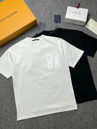 Louis vuitton/LV 26SS Summer New Round Neck Short Sleeve T-Shirt