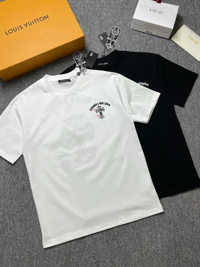 Chrome Hearts CH 26SS Summer New Round Neck Short Sleeve T-Shirt