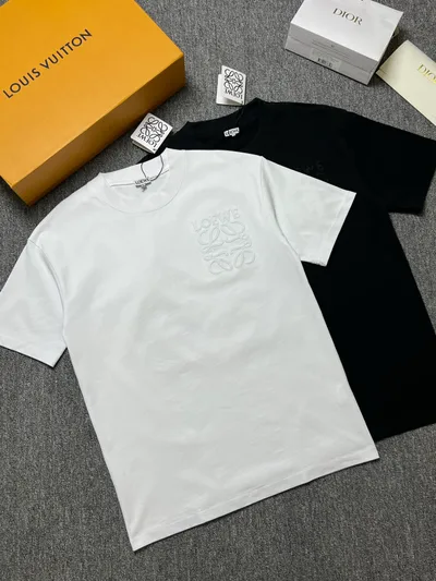 LOEWE 26SS Summer New Round Neck Short Sleeve T-Shirt