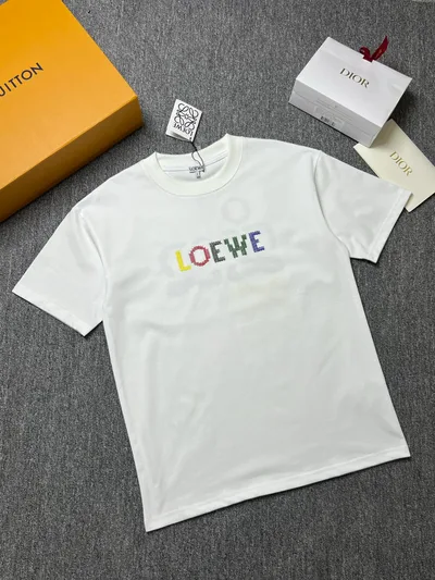 LOEWE 26SS Summer New Round Neck Short Sleeve T-Shirt