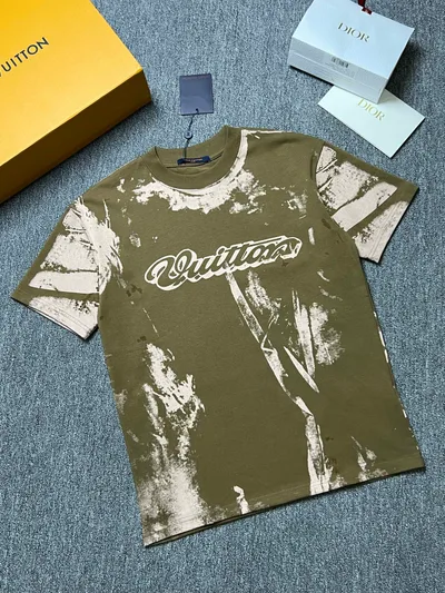 Louis vuitton/LV 26SS Summer New Round Neck Short Sleeve T-Shirt