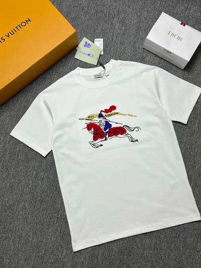 BURBERRY 26SS New Summer Round Neck Short Sleeve T-Shirt