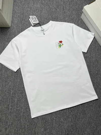 LOEWE 26SS Summer New Round Neck Short Sleeve T-Shirt