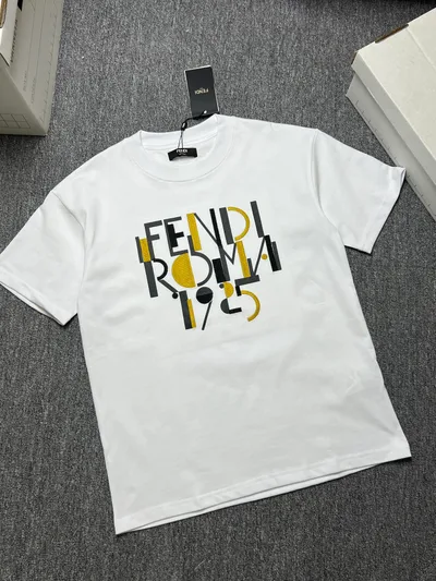FENDI 26SS Summer New Round Neck Short Sleeve T-Shirt