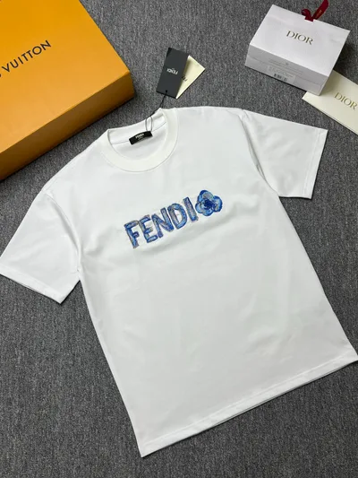 FENDI 26SS Summer New Round Neck Short Sleeve T-Shirt