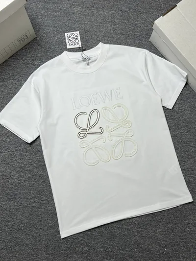 LOEWE 26SS Summer New Round Neck Short Sleeve T-Shirt