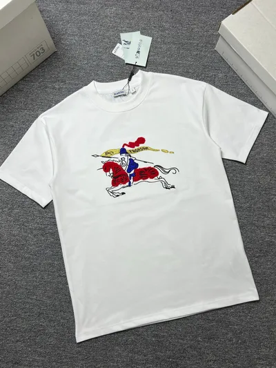 BURBERRY 26SS Summer New Round Neck Short Sleeve T-Shirt