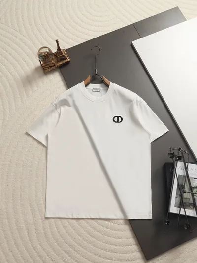 DIOR CD Letter Classic Small Embroidery Logo Refined Upgrade