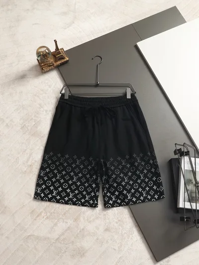 Louis Vuitton Printed Shorts with Allover Logo