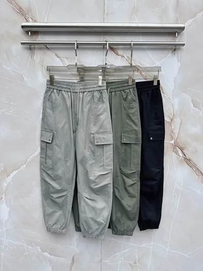 Prada 26SS Summer New Men's Casual Cargo Pants
