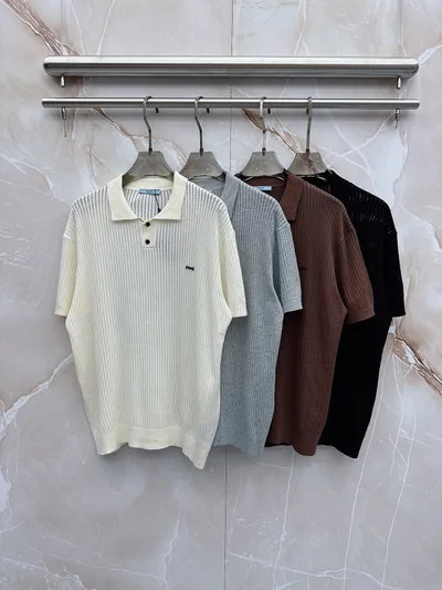 Prada 2026SS Polo Knit Top