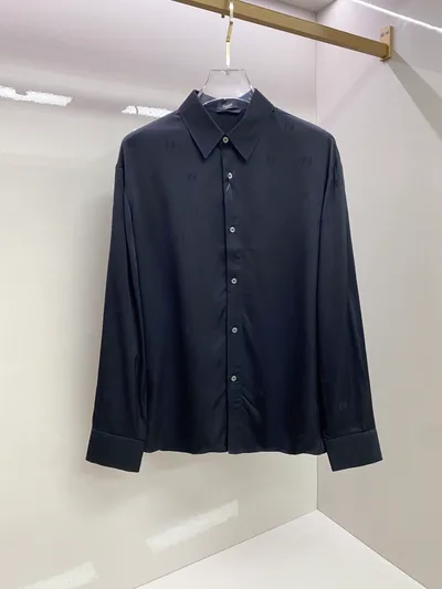Fendi 2026SS Dark Pattern Jacquard Shirt